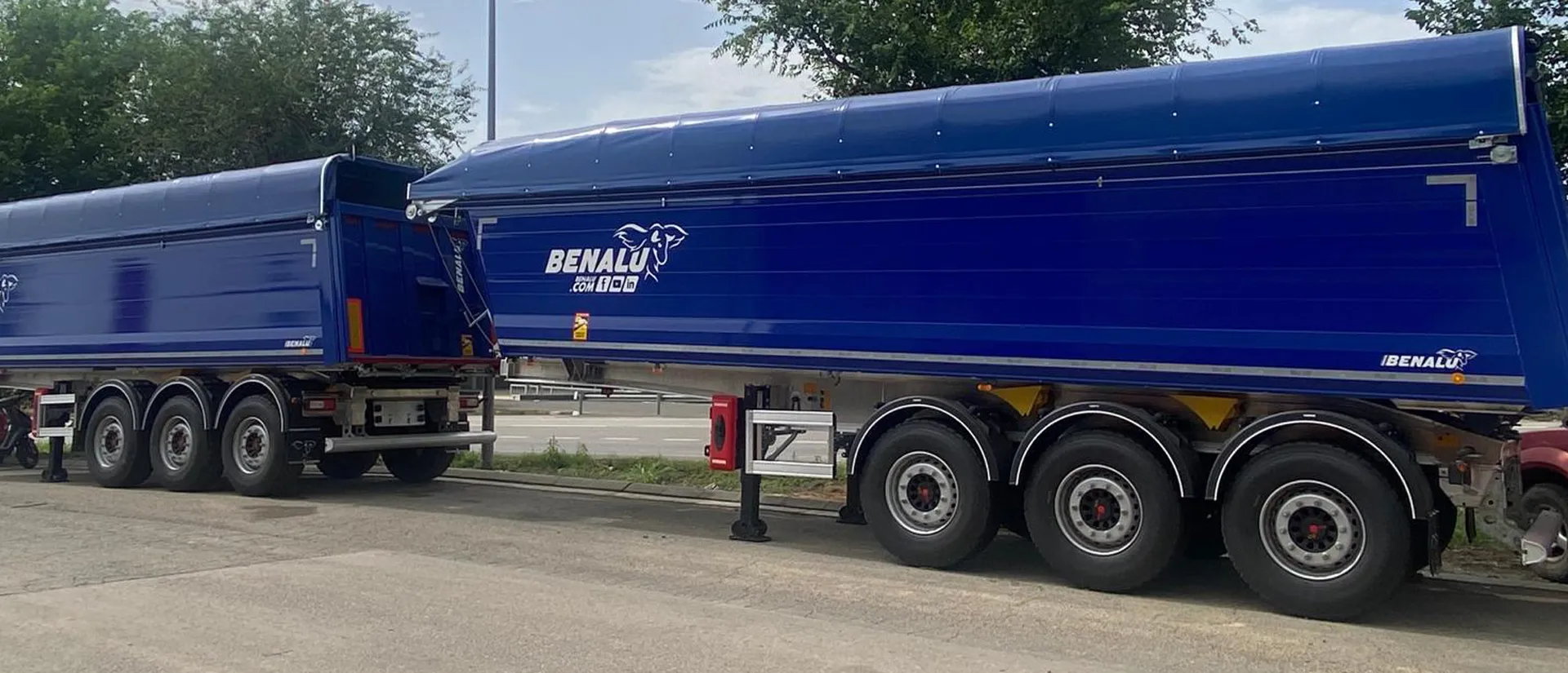 Arquillada semiremolque Toldos Botero